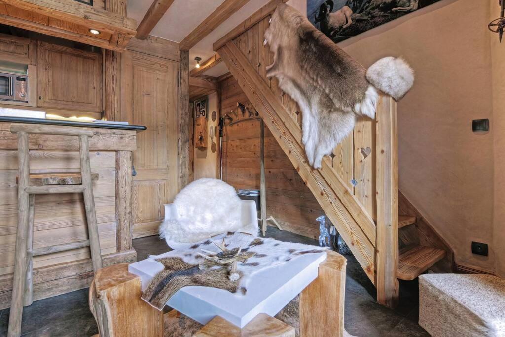 Апартаменты Duplex Chaleureux Au Coeur De Megeve 2 P Экстерьер фото